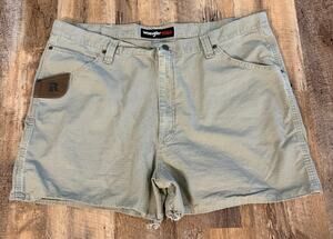 Wrangler Riggs Tan Workwear Utility Ripstop Shorts 42